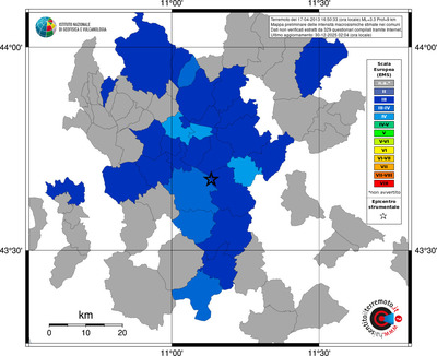 Mappa EMS - territori comuni