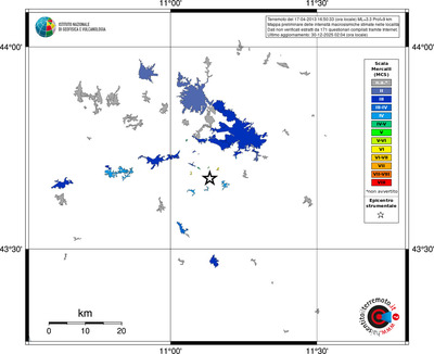 Mappa MCS - territori località
