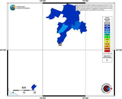 Mappa MCS - territori comuni