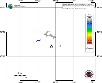 Mappa EMS - territori località