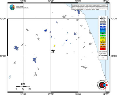 Mappa MCS - territori località