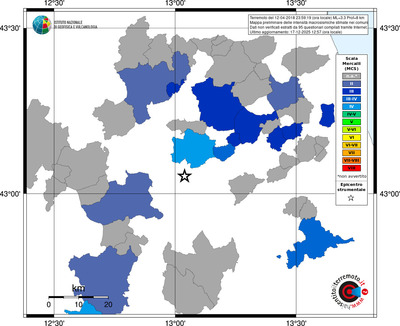Mappa MCS - territori comuni