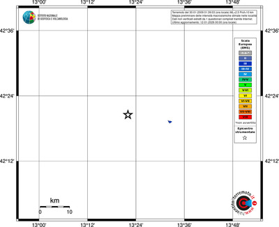 Mappa EMS - territori località