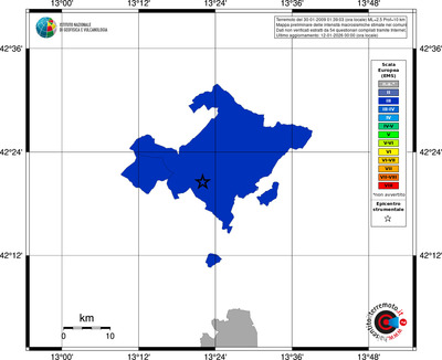 Mappa EMS - territori comuni