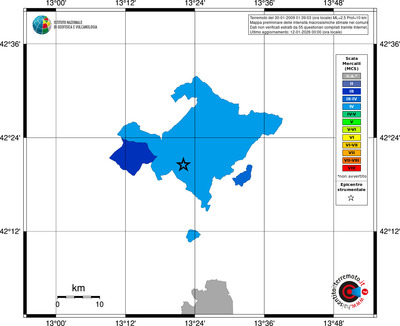 Mappa MCS - territori comuni