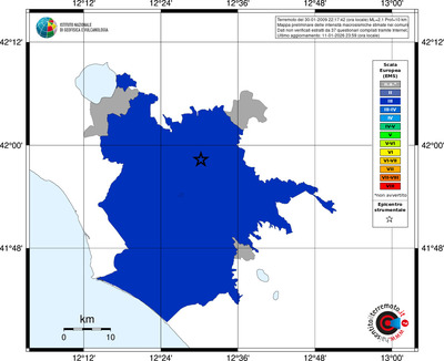 Mappa EMS - territori comuni