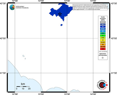 Mappa EMS - territori comuni