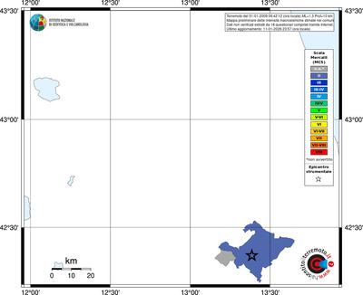 Mappa MCS - territori comuni