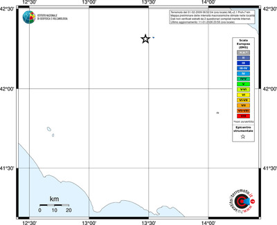 Mappa EMS - territori località