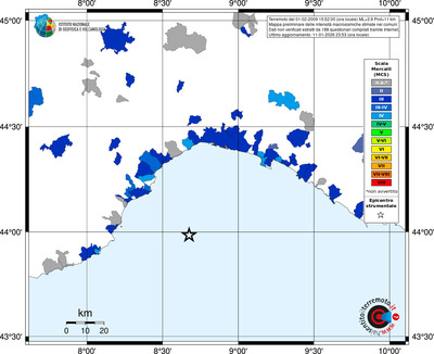 Mappa MCS - territori comuni