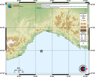 Mappa comuni con almeno 3 questionari