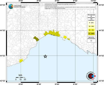 Mappa territorio comunale con almeno 3 questionari