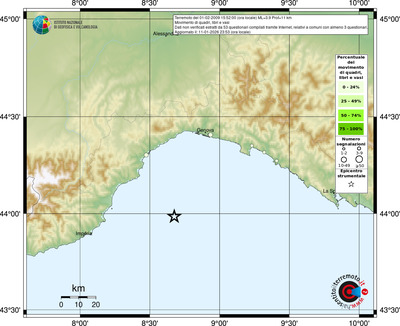 Mappa comuni con almeno 3 questionari