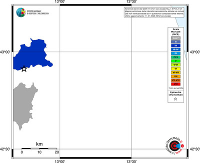 Mappa MCS - territori comuni