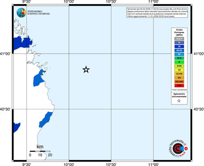 Mappa EMS - territori comuni