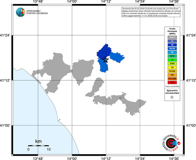 Mappa EMS - territori comuni