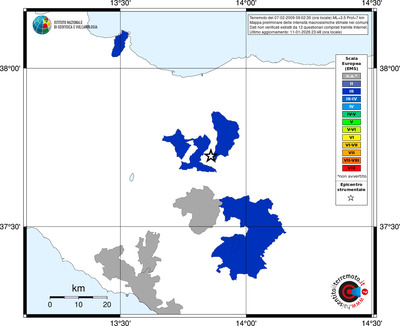 Mappa EMS - territori comuni