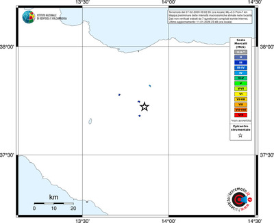 Mappa MCS - territori località