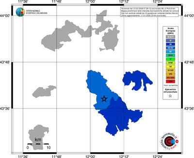 Mappa EMS - territori comuni