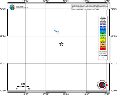 Mappa EMS - territori località