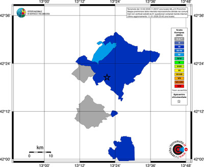 Mappa EMS - territori comuni