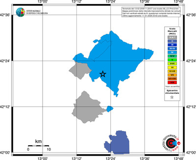 Mappa MCS - territori comuni