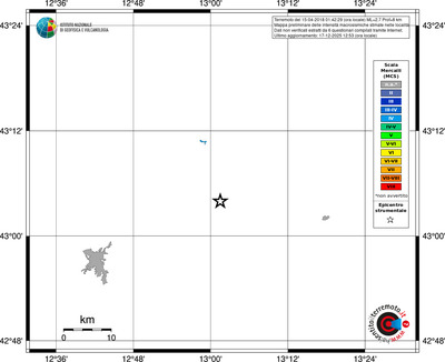 Mappa MCS - territori località