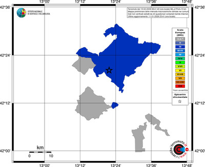 Mappa EMS - territori comuni