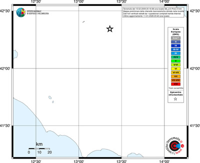 Mappa EMS - territori località
