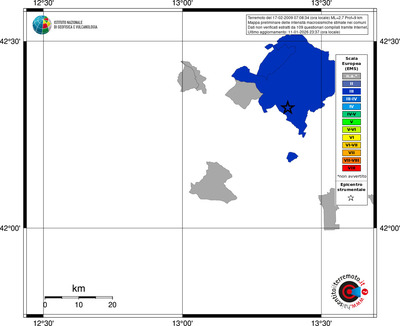 Mappa EMS - territori comuni
