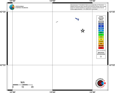 Mappa MCS - territori località