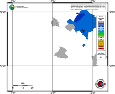 Mappa MCS - territori comuni