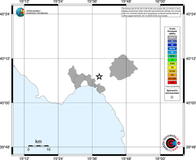 Mappa EMS - territori comuni
