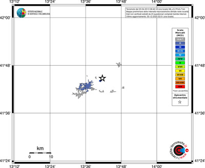 Mappa MCS - territori località