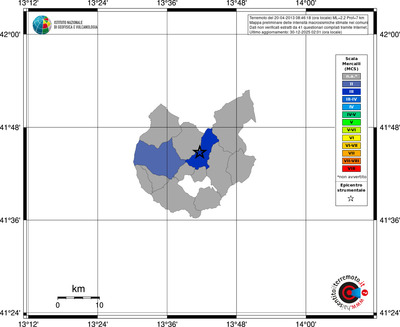 Mappa MCS - territori comuni