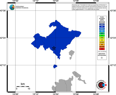 Mappa EMS - territori comuni