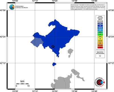Mappa MCS - territori comuni
