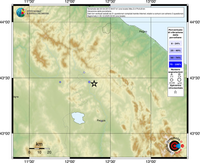 Mappa comuni con almeno 3 questionari