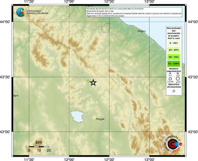 Mappa comuni con almeno 3 questionari