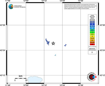 Mappa MCS - territori località