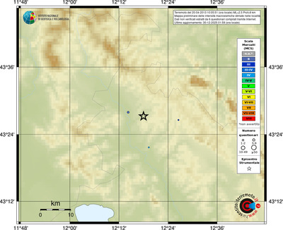 Mappa MCS - località