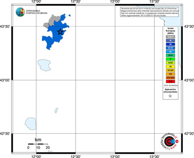 Mappa EMS - territori comuni