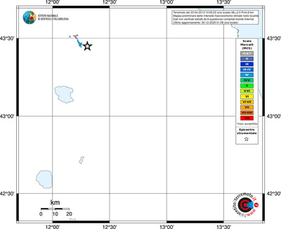 Mappa MCS - territori località