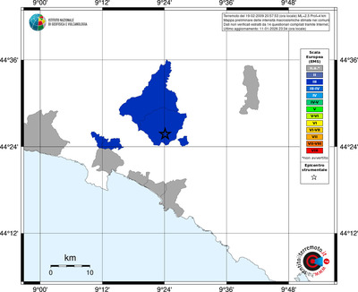 Mappa EMS - territori comuni
