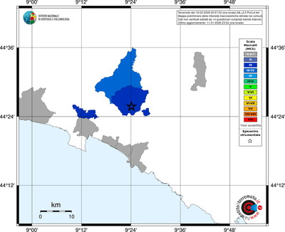 Mappa MCS - territori comuni