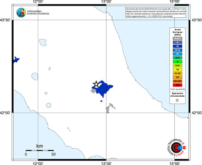 Mappa EMS - territori comuni