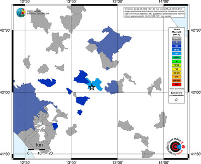 Mappa MCS - territori comuni