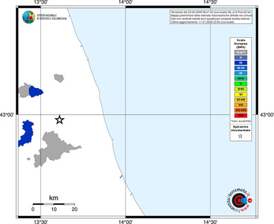 Mappa EMS - territori comuni