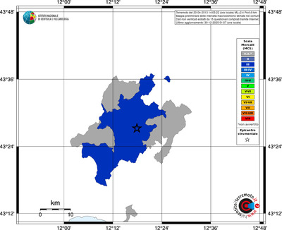 Mappa MCS - territori comuni