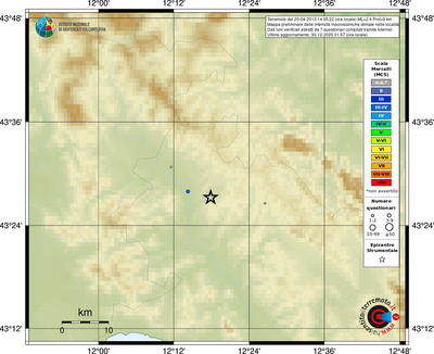 Mappa MCS - località